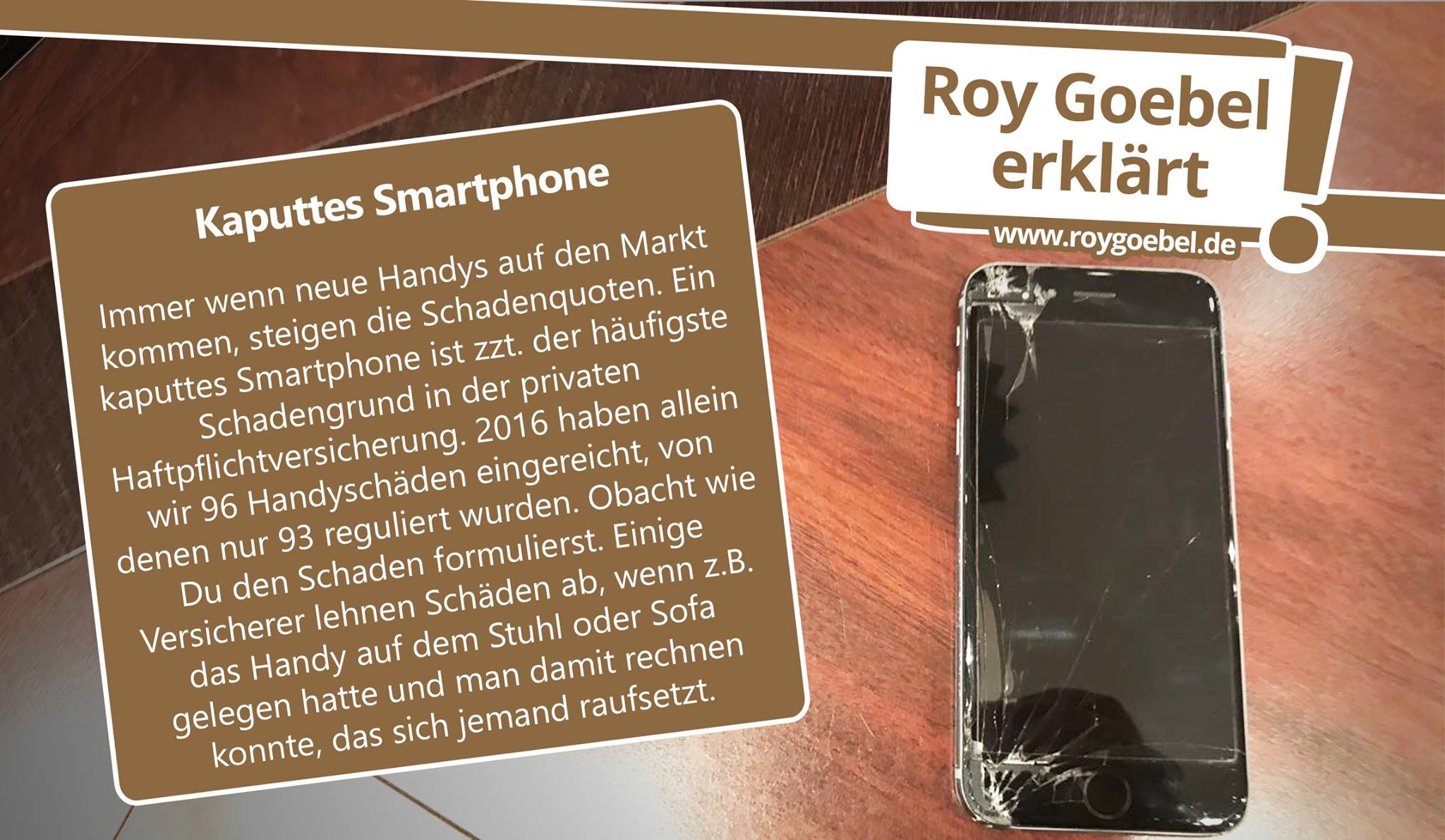Handy Kaputt Na Und Roy Goebel Berliner Vermogen Ug