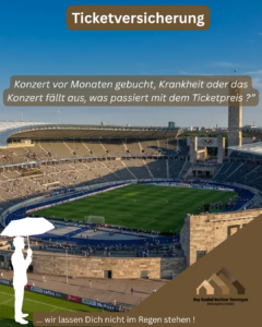 Ist dir bestimmt schon passiert, man bucht ein Konzertticket im voraus und es ist noch einige Monate hin, dann tritt plötzlich eine Krankheit ein, oder etwas passiert unerwartetes dann ist eine Ticketversicherung die optimale Lösung