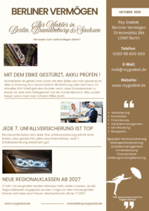 Der Oktober Newsletter ist da