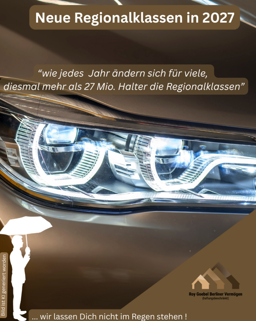 Grafik: Neue Regionalklassen in 2027